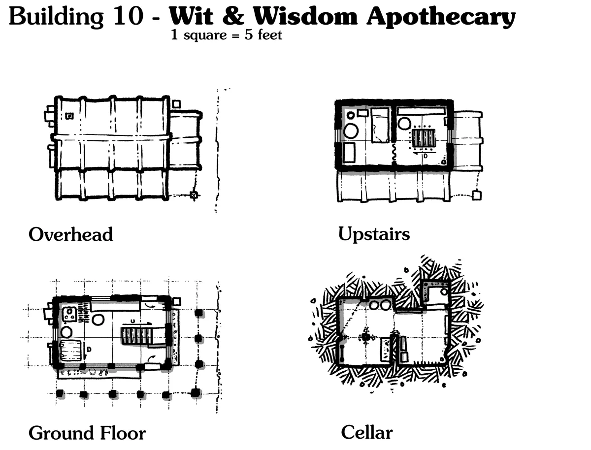 Mappa: Edificio 10 - Speziale Wit & Wisdom