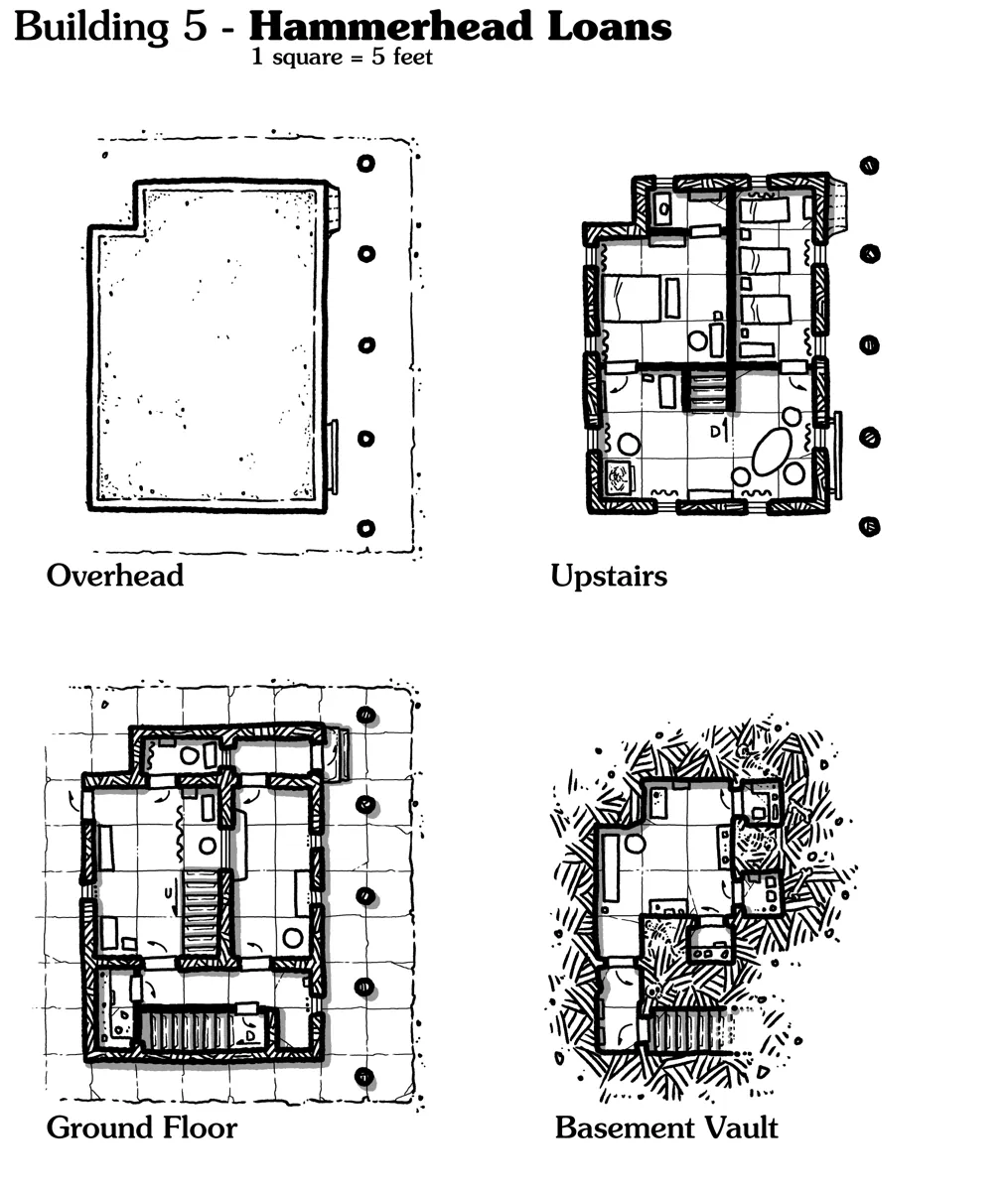 Mappa: Edificio 5 - Prestiti / Banca