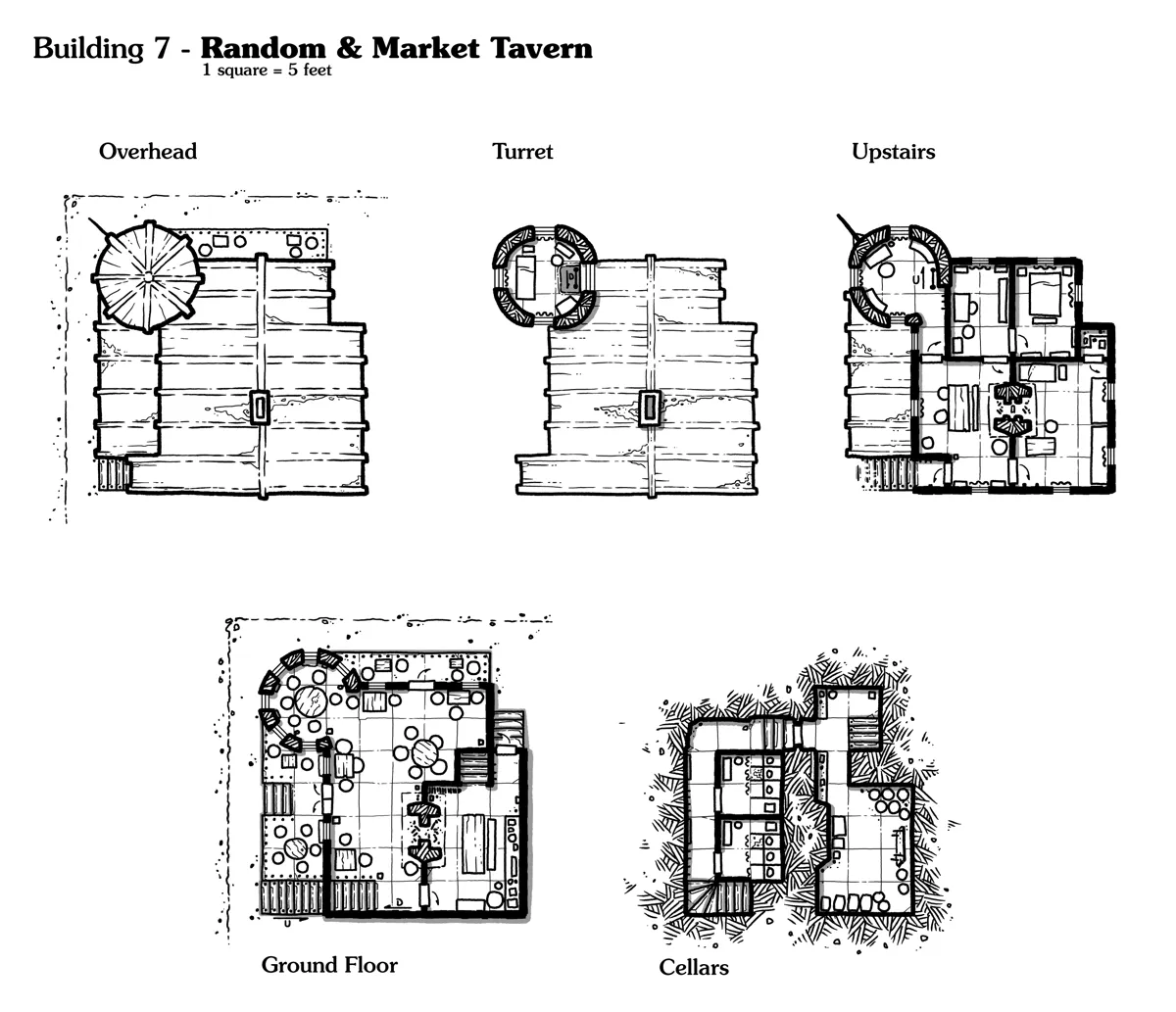 Mappa: Edificio 7 - Taverna del Mercato