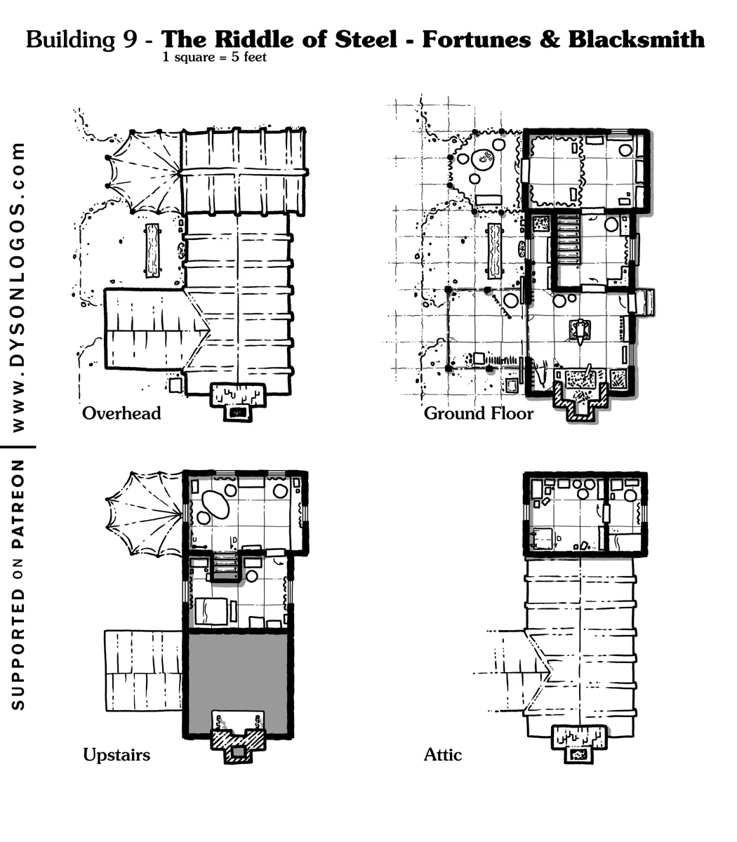 Mappa: Edificio 9 - L'Enigma dell'Acciaio