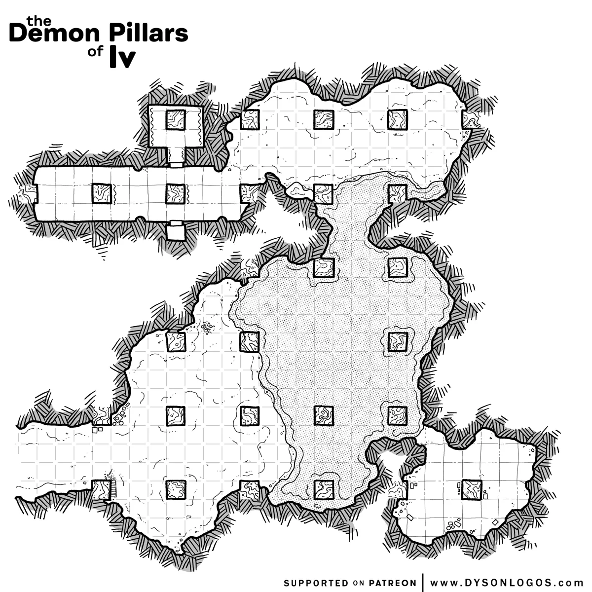 Mappa: I Pilastri Demoniaci di Iv