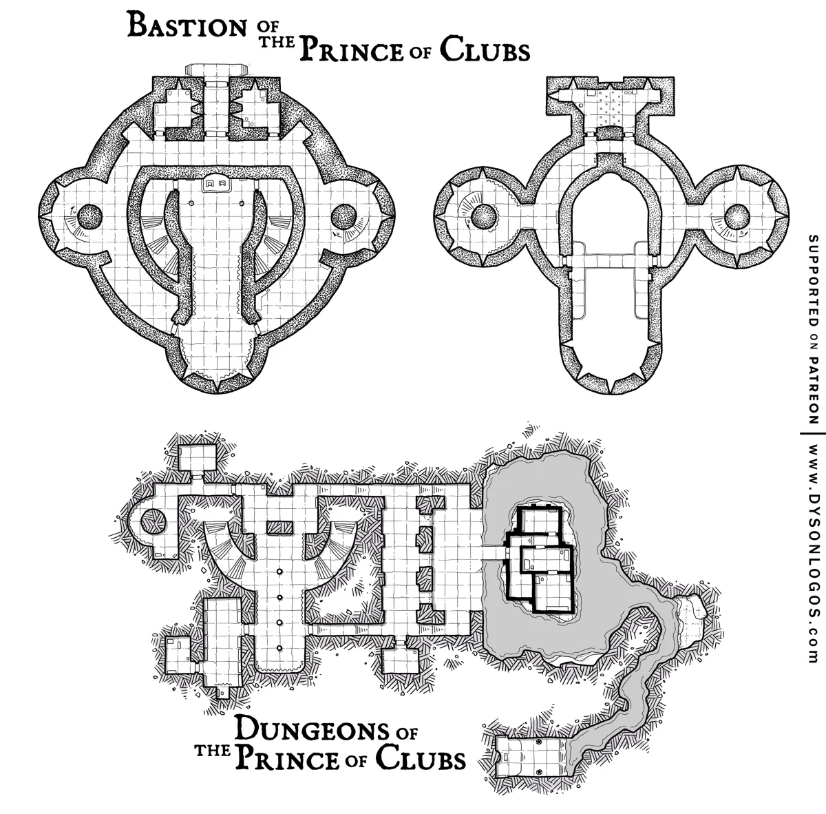 Mappa: Il Bastione del Principe di Bastoni