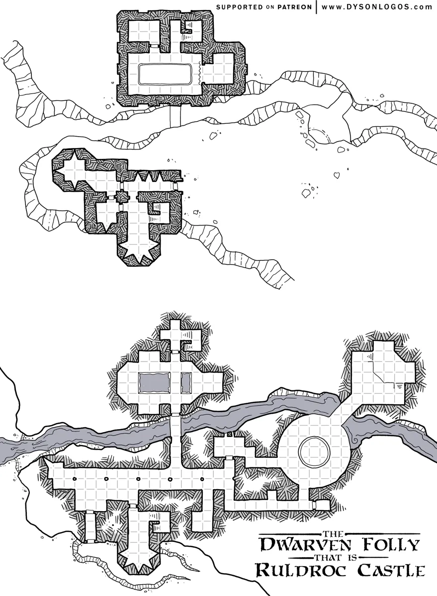 Mappa: Il Castello di Ruldroc