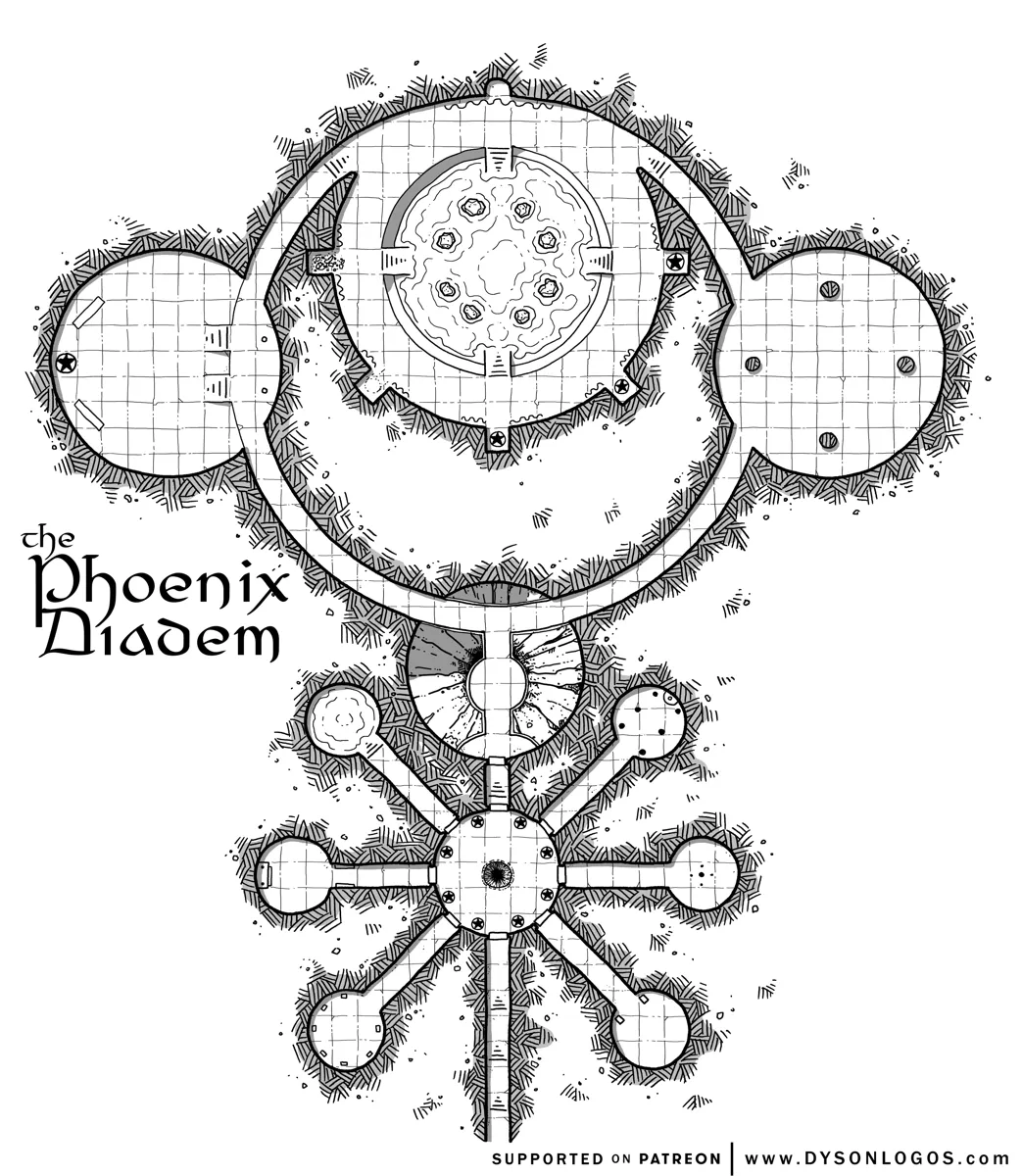 Mappa: Il Diadema della Fenice