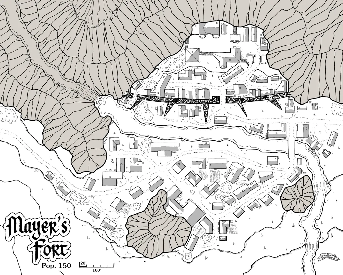 Mappa: Il Forte di Mayer