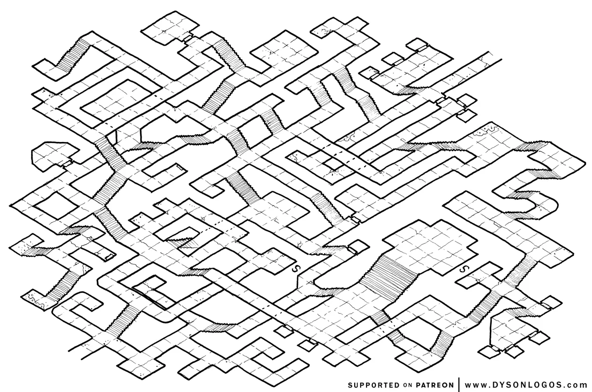 Mappa: Il Labirinto di Crowspine