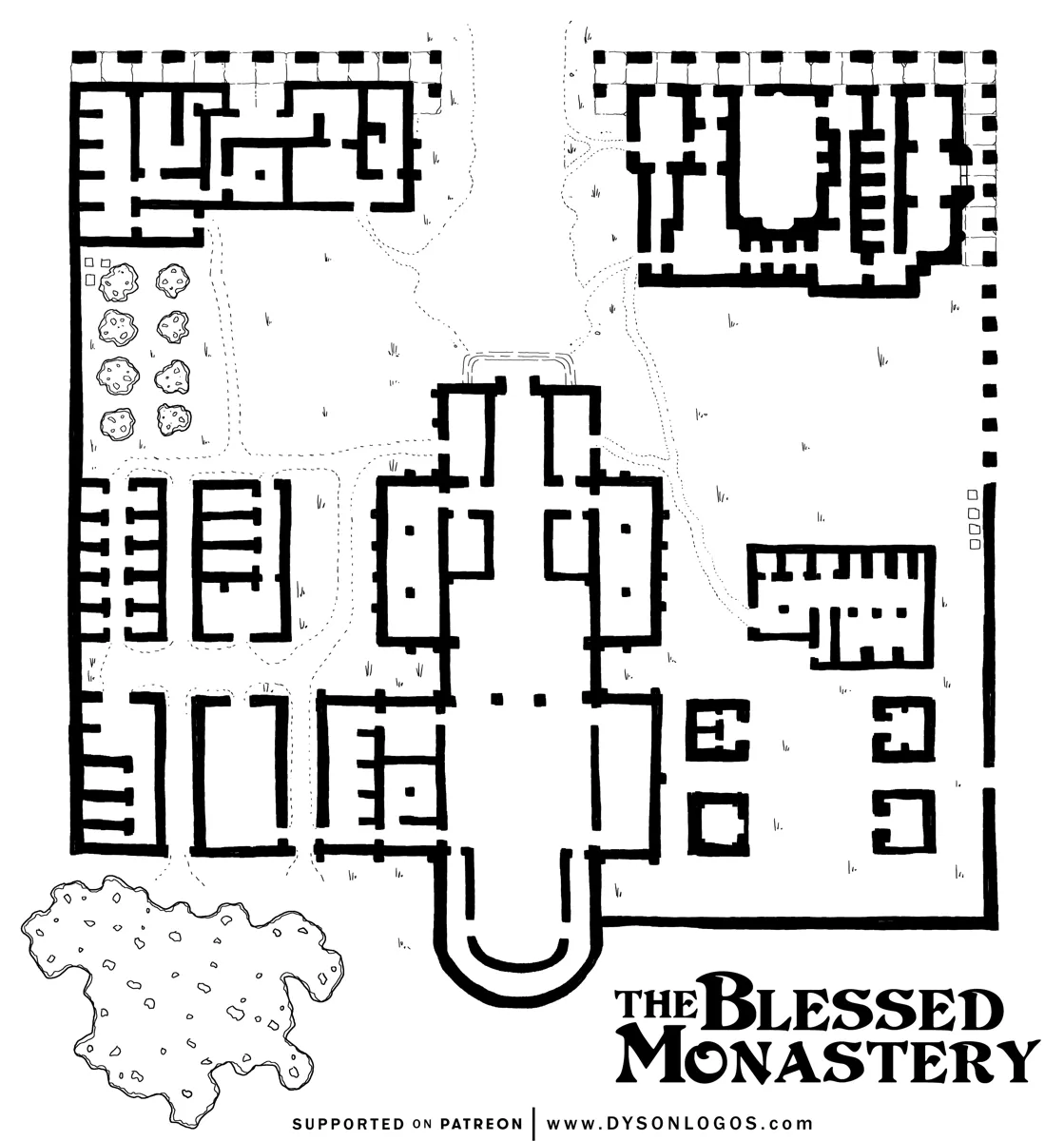 Mappa: Il Monastero Benedetto