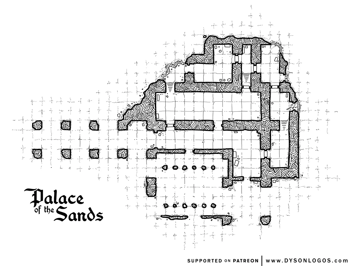 Mappa: Il Palazzo delle Sabbie