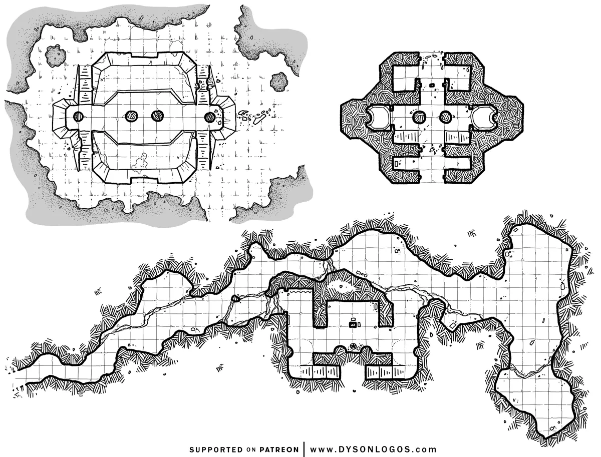 Mappa: Il Tempio del Drago