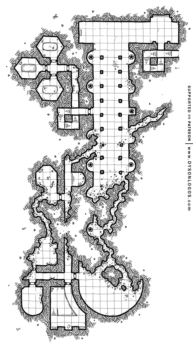 Mappa: Il Tempio Giallo in Rovine