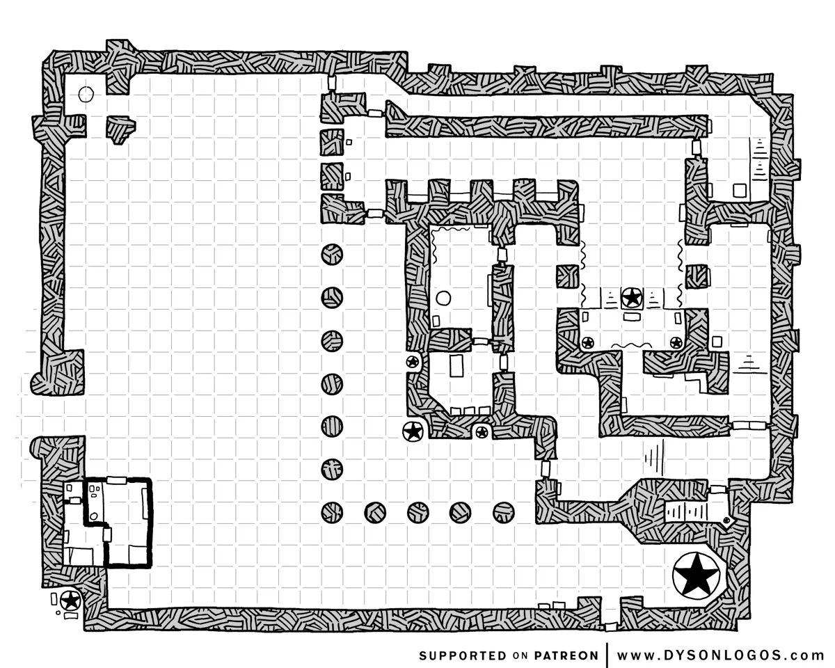 Mappa: Il Tempio Murato