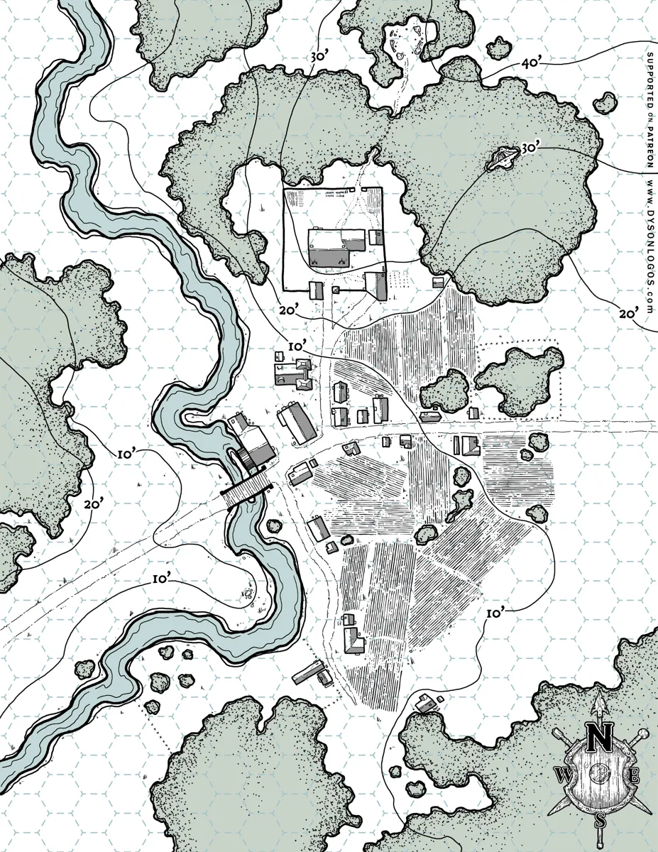 Mappa: Il Villaggio di Tarsakh