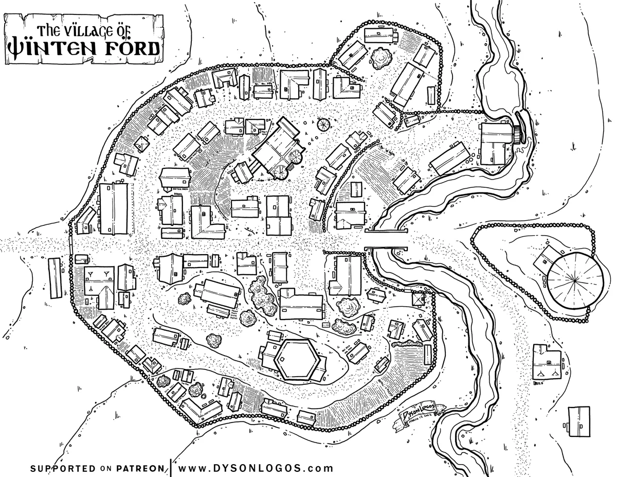 Mappa: Il Villaggio di Winten Ford