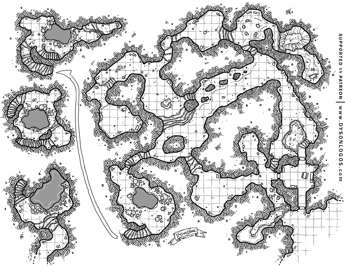 Mappa: La Caverna della Pioggia