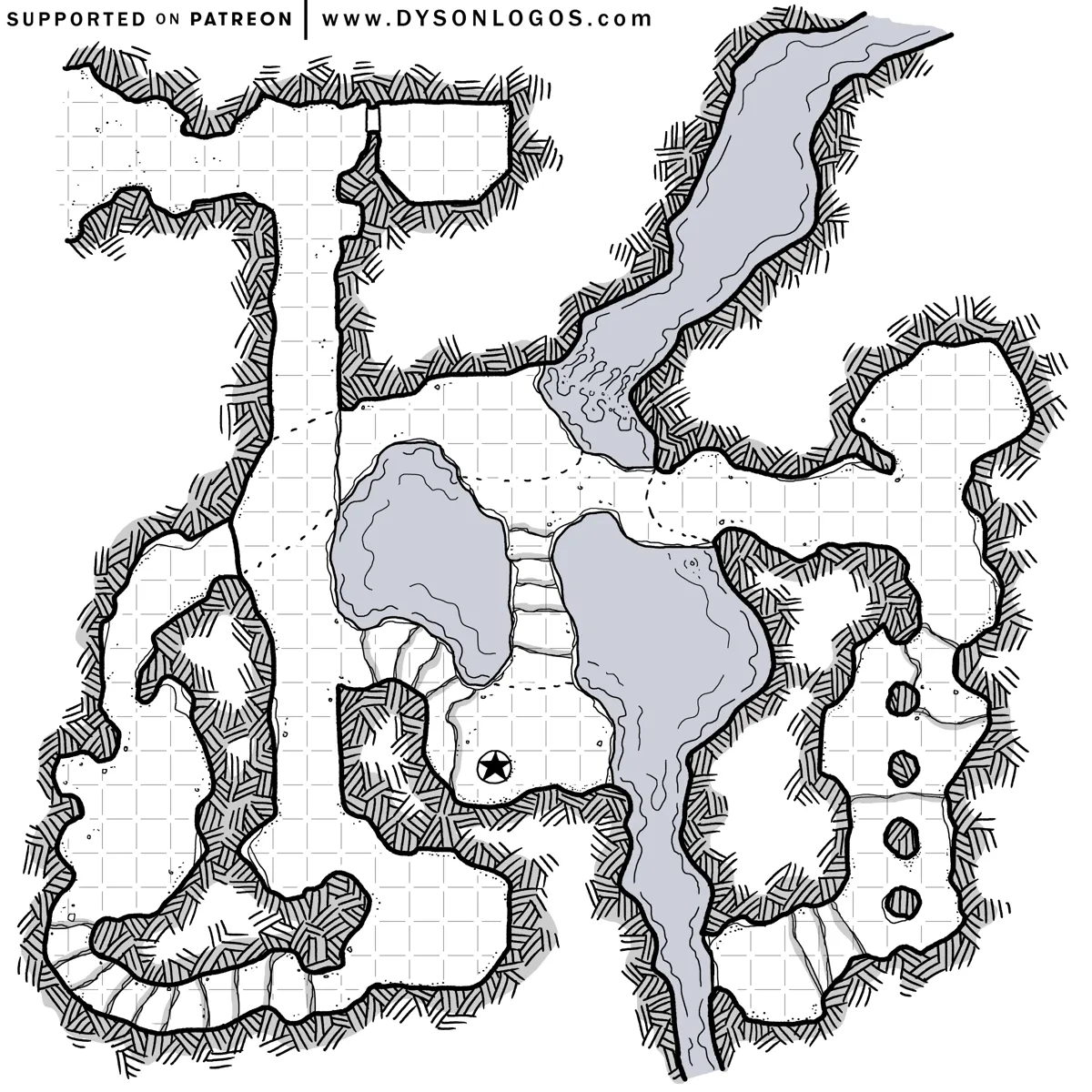 Mappa: La Caverna di Greyfalls