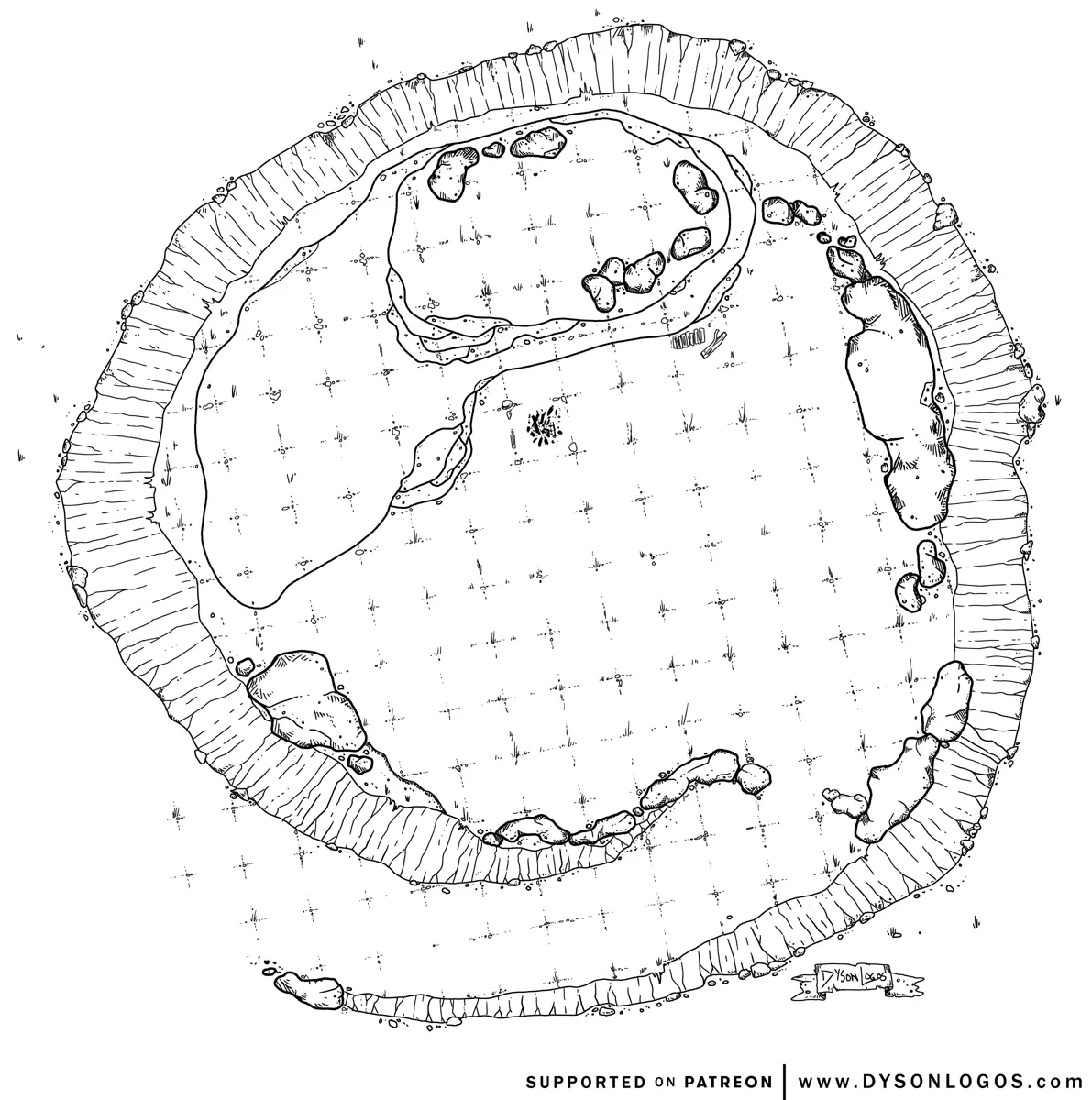 Mappa: La Collina Rocciosa