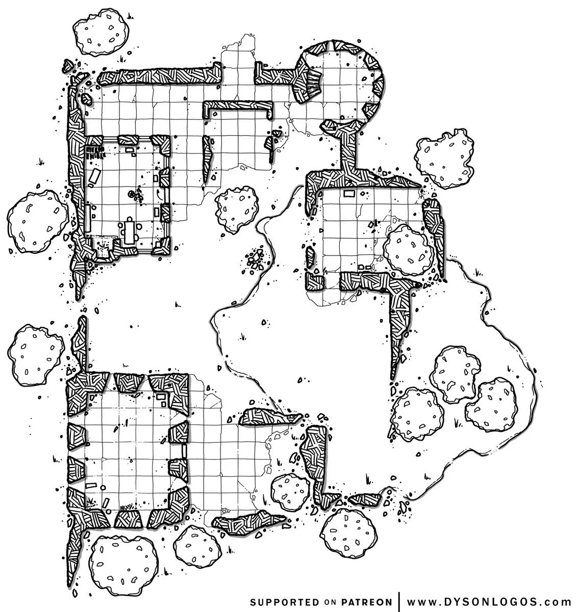 Mappa: La Fortezza di Allerton