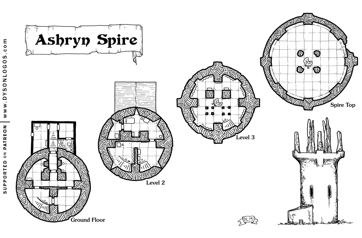 Mappa: La Guglia di Ashryn