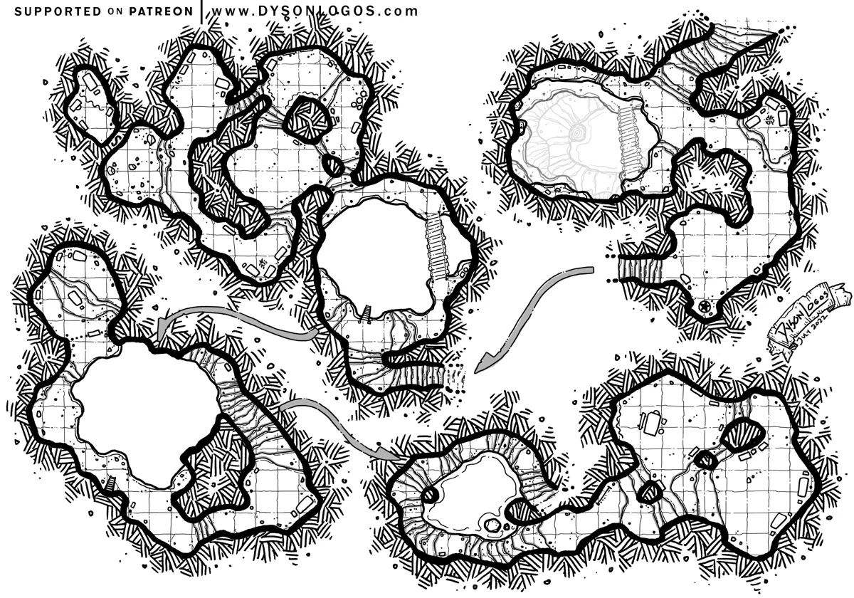Mappa: La Tana del Goblin Morto
