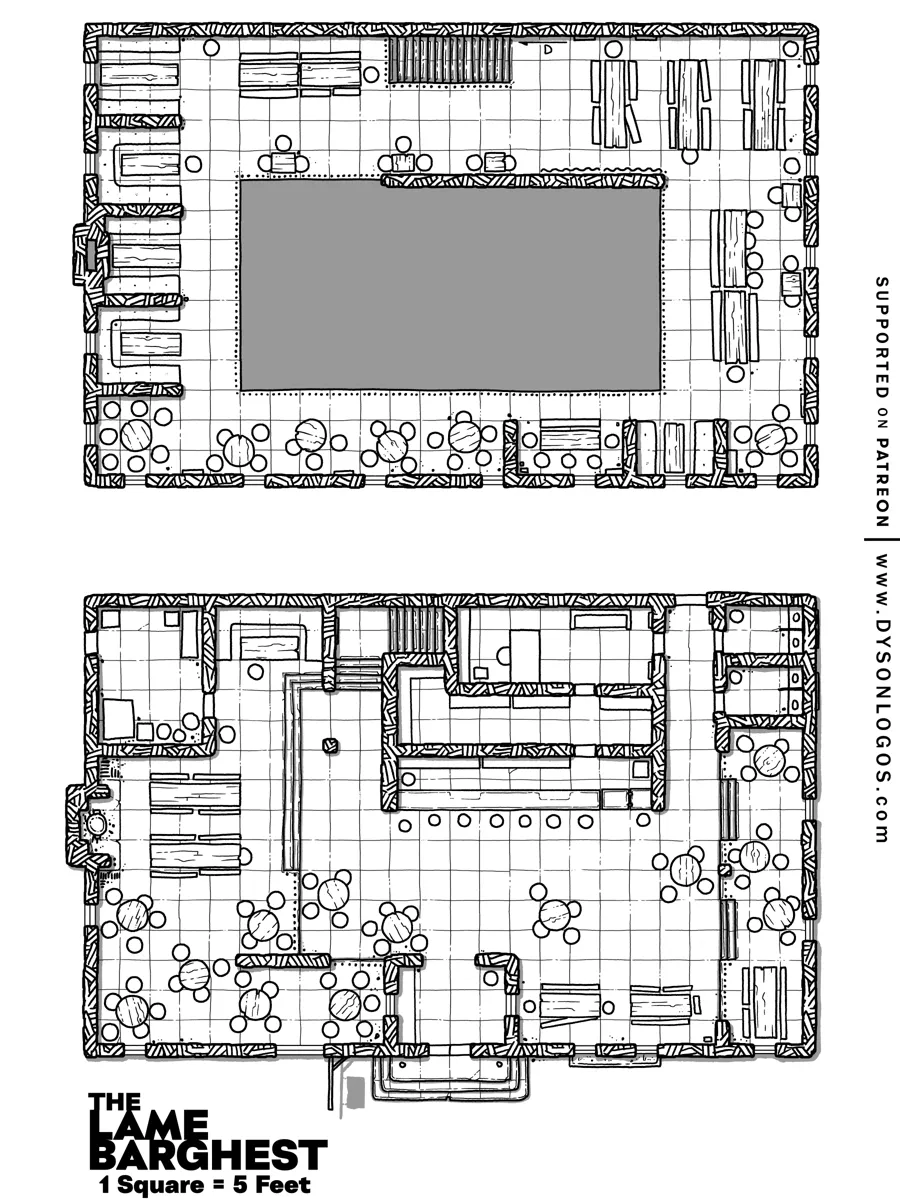 Mappa: La Taverna del Barghest Zoppo