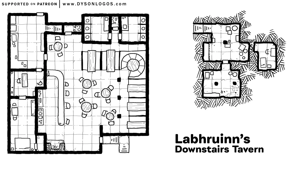 Mappa: La Taverna di Labhruinn