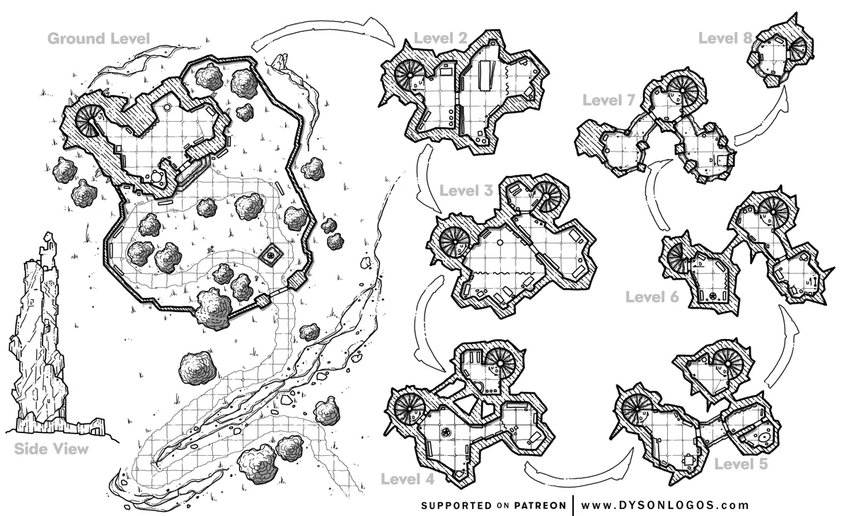 Mappa: La Torre del Giardino