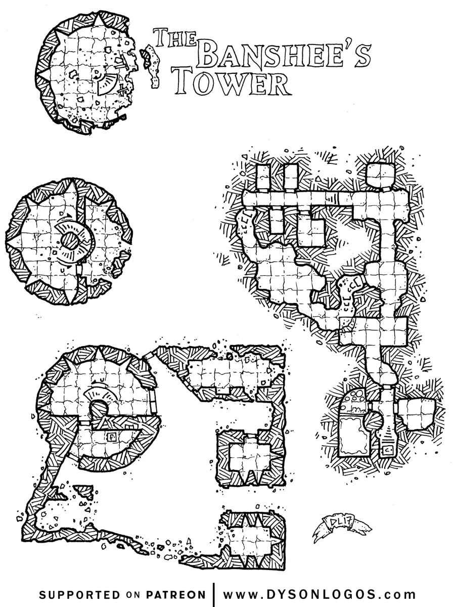 Mappa: La Torre della Banshee