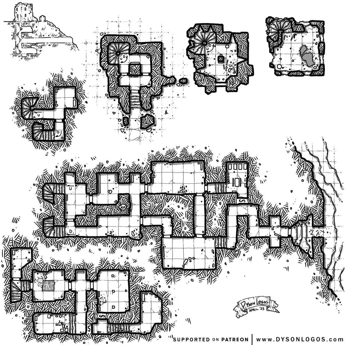 Mappa: La Torre di Greyrock