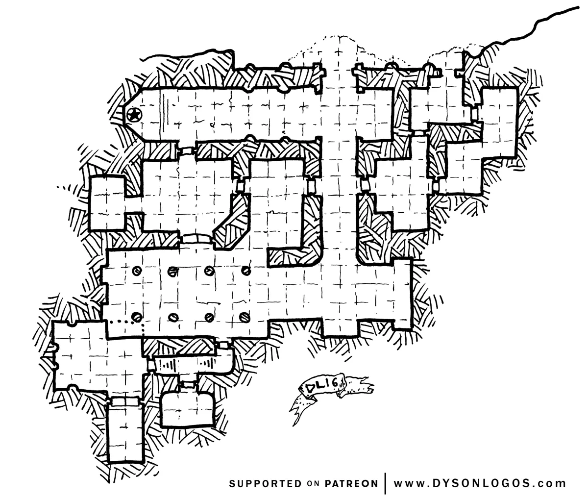 Mappa: Le Catacombe di Giada
