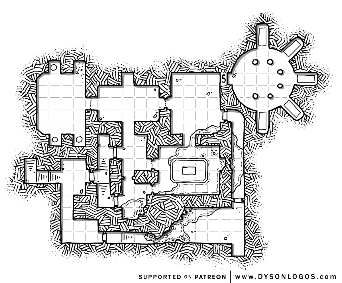 Mappa: Le Catacombe Reali di Adrih