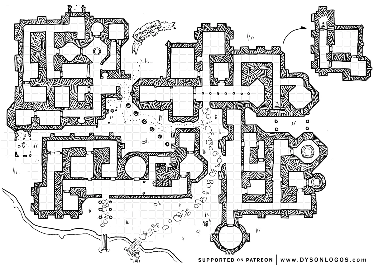 Mappa: Le Quattro Pagode di Kwantoom