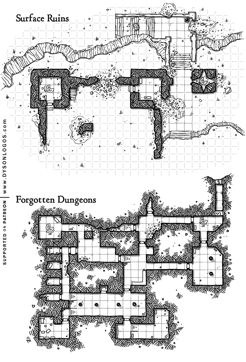Mappa: Le Rovine del Fortino di Shagunat