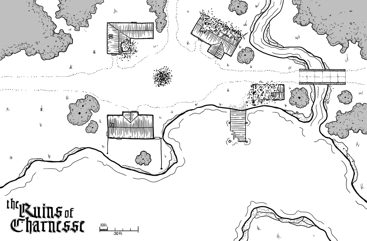Mappa: Le Rovine di Charnesse