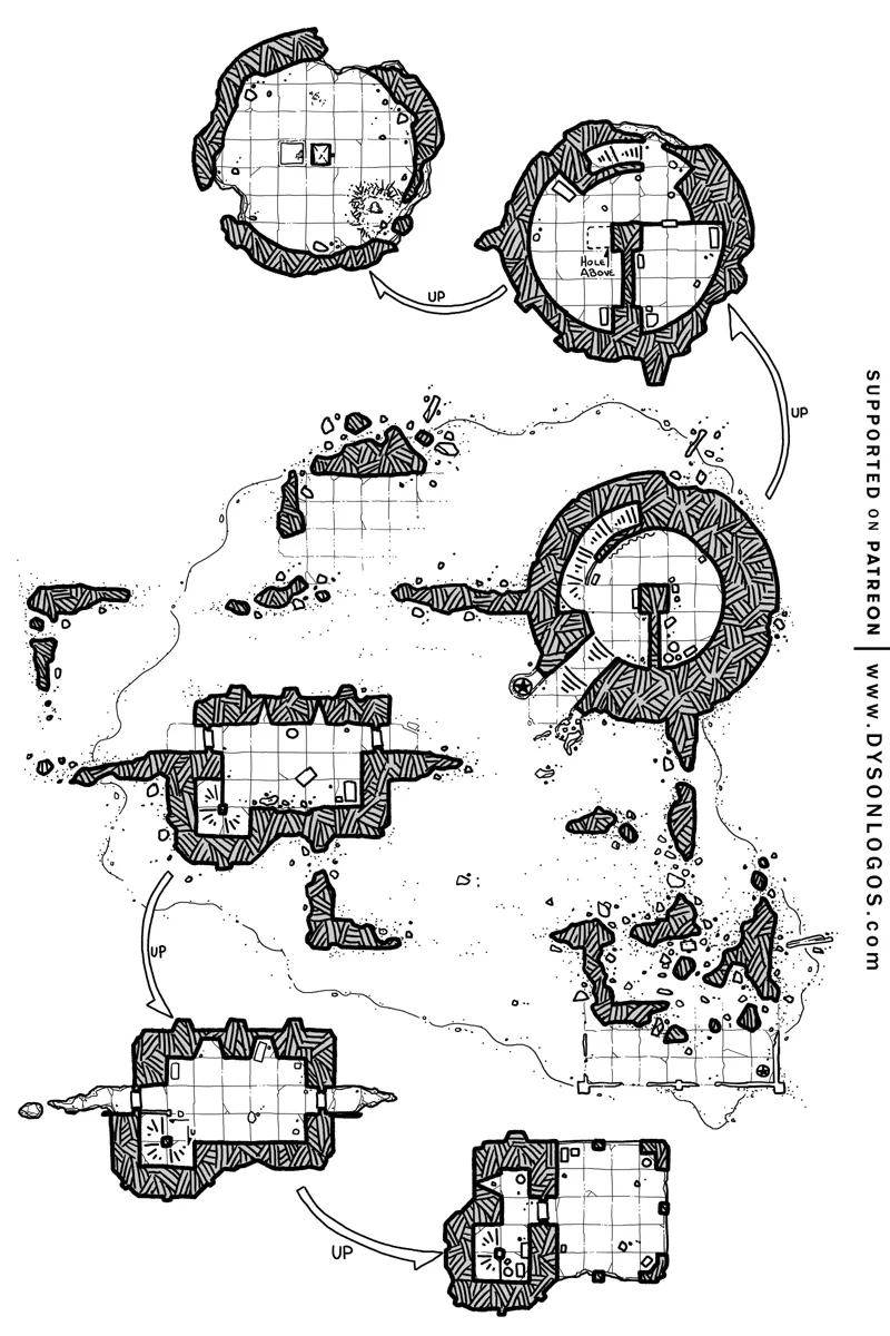 Mappa: Le Rovine Rumbledown