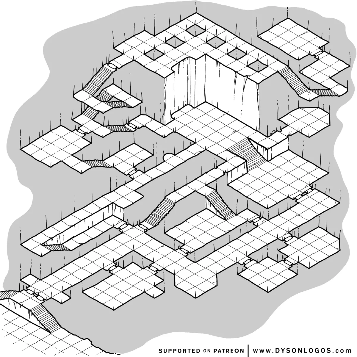 Mappa: Le Sale Desolate dei Mongrelfolk