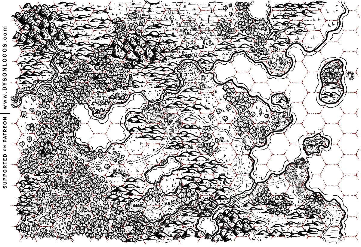Mappa: Le Terre d'Autunno - Mappa C