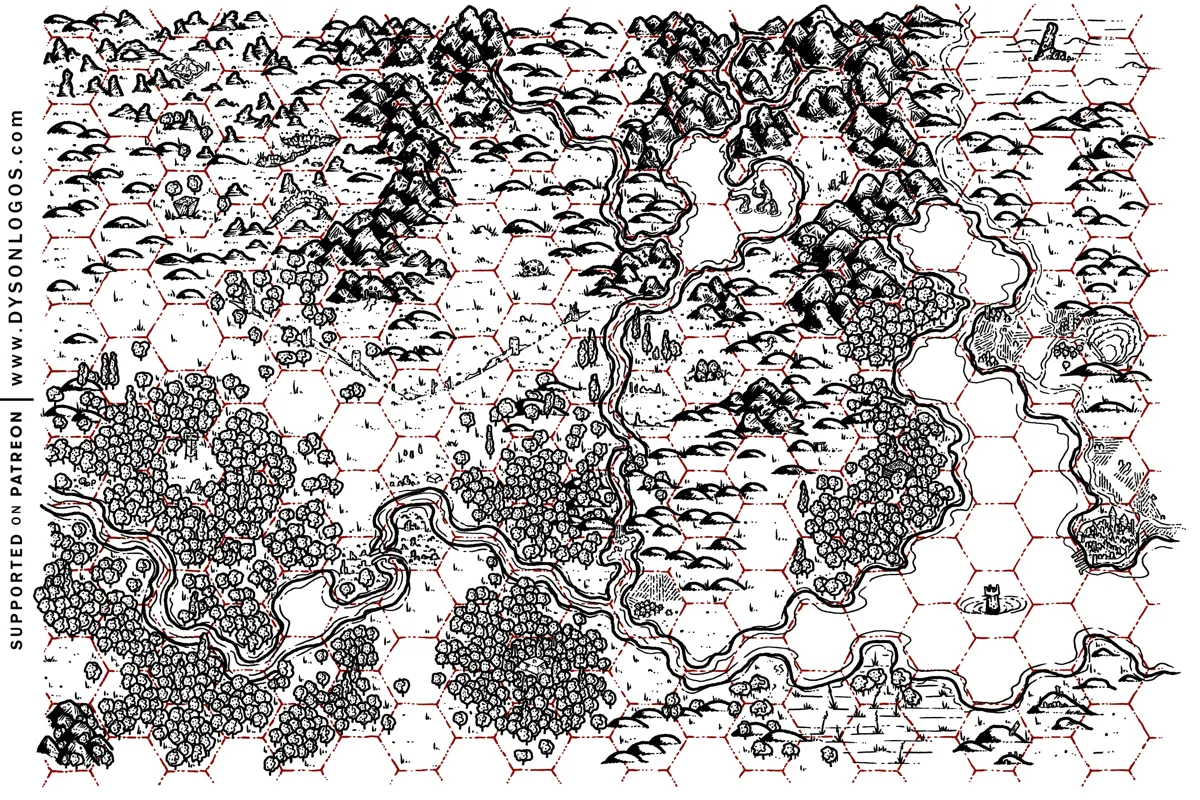 Mappa: Le Terre d'Autunno - Mappa H