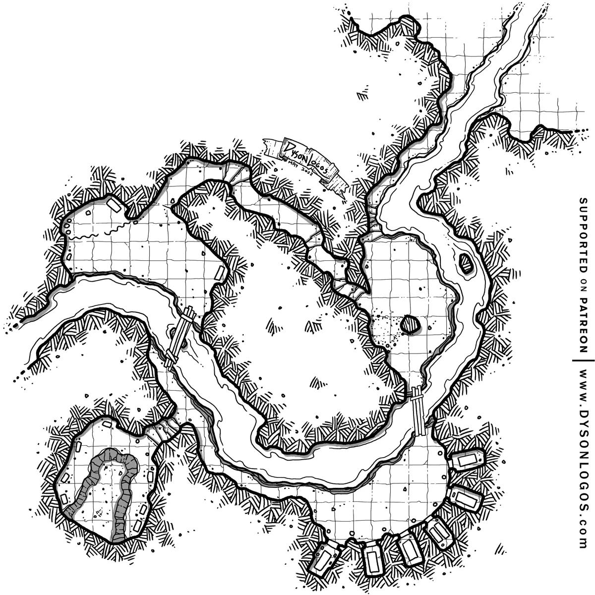 Mappa: Le Tombe della Tribu Throl