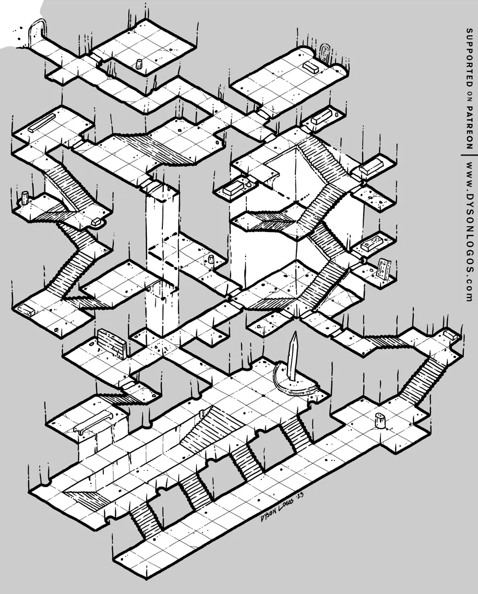 Mappa: Le Tombe di Drurdelm