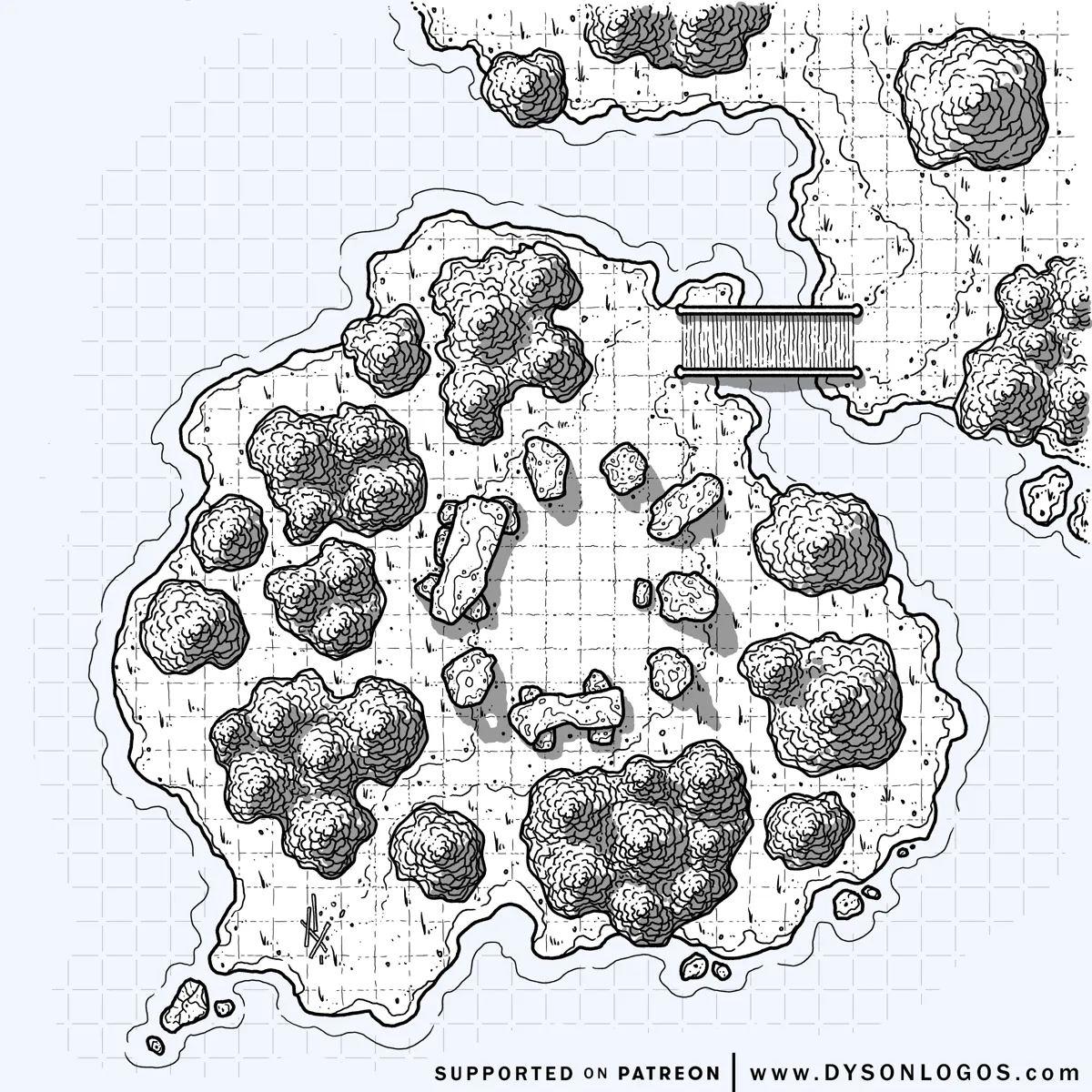 Mappa: L'Isola di Ierades