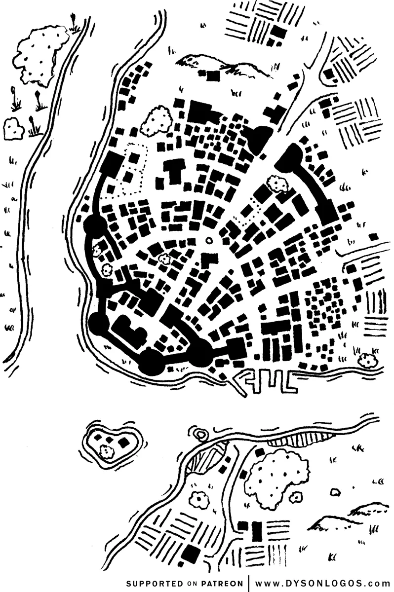 Mappa: Lo Sperone di Jacob