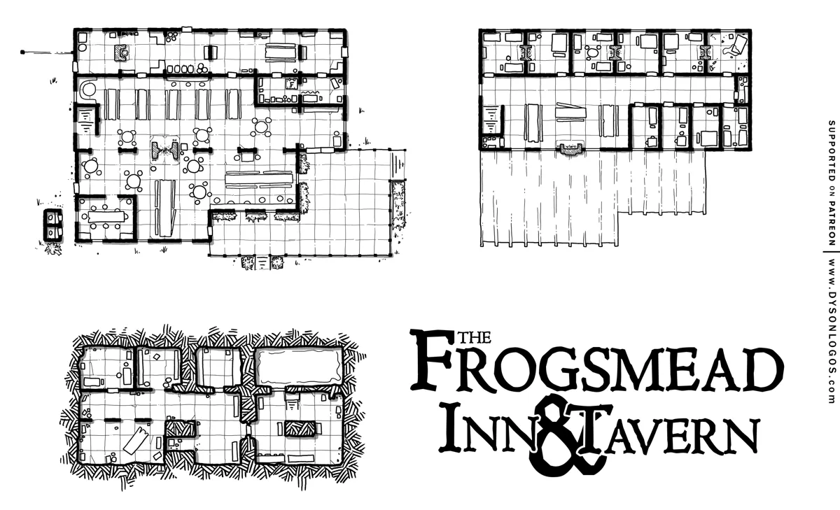 Mappa: Locanda e Taverna Frogsmead