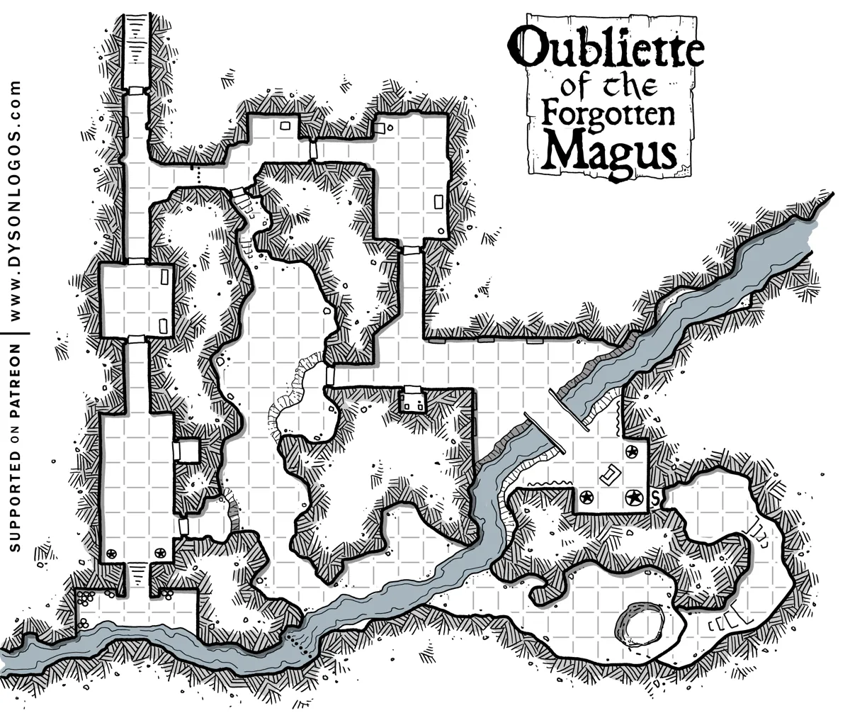 Mappa: L'Oubliette del Mago Dimenticato