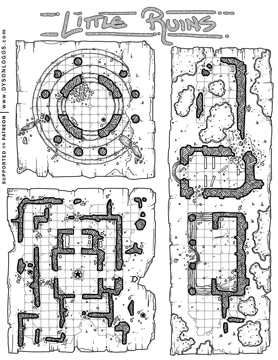 Mappa: Pagina di Piccole Rovine