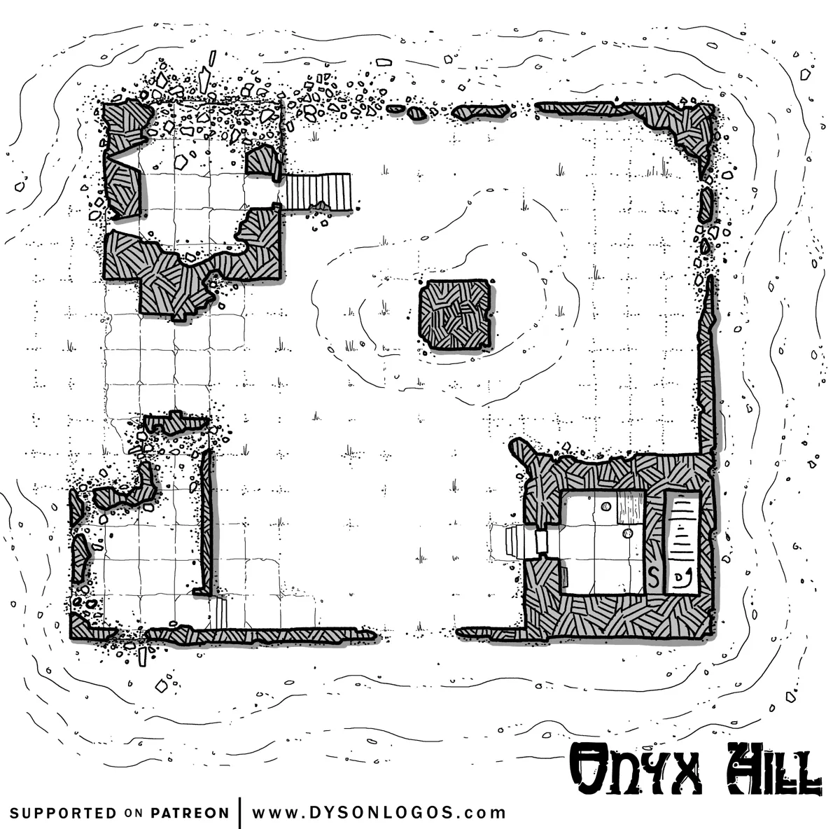 Mappa: Rovine della Collina di Onice