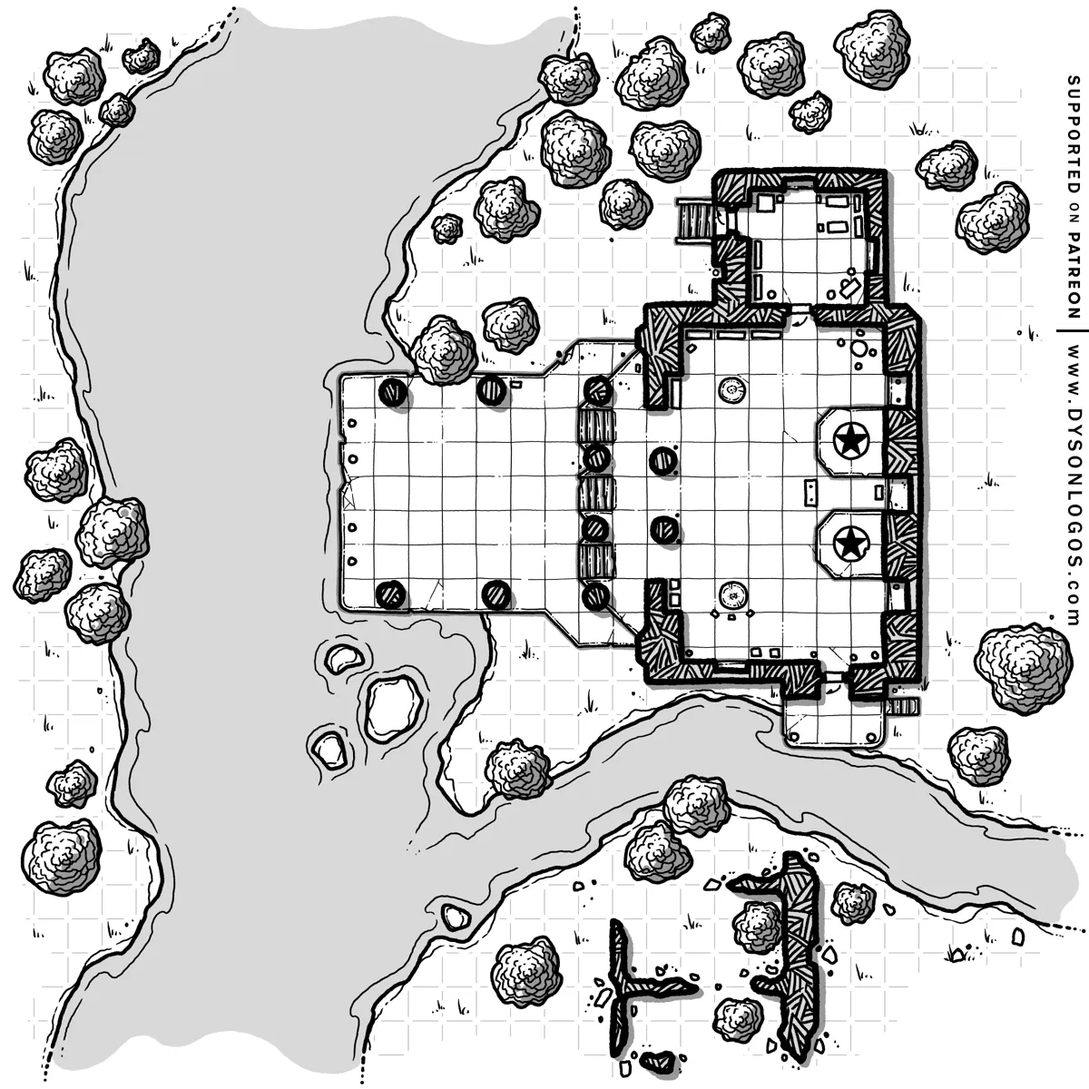 Mappa: Santuario sul Mosswater