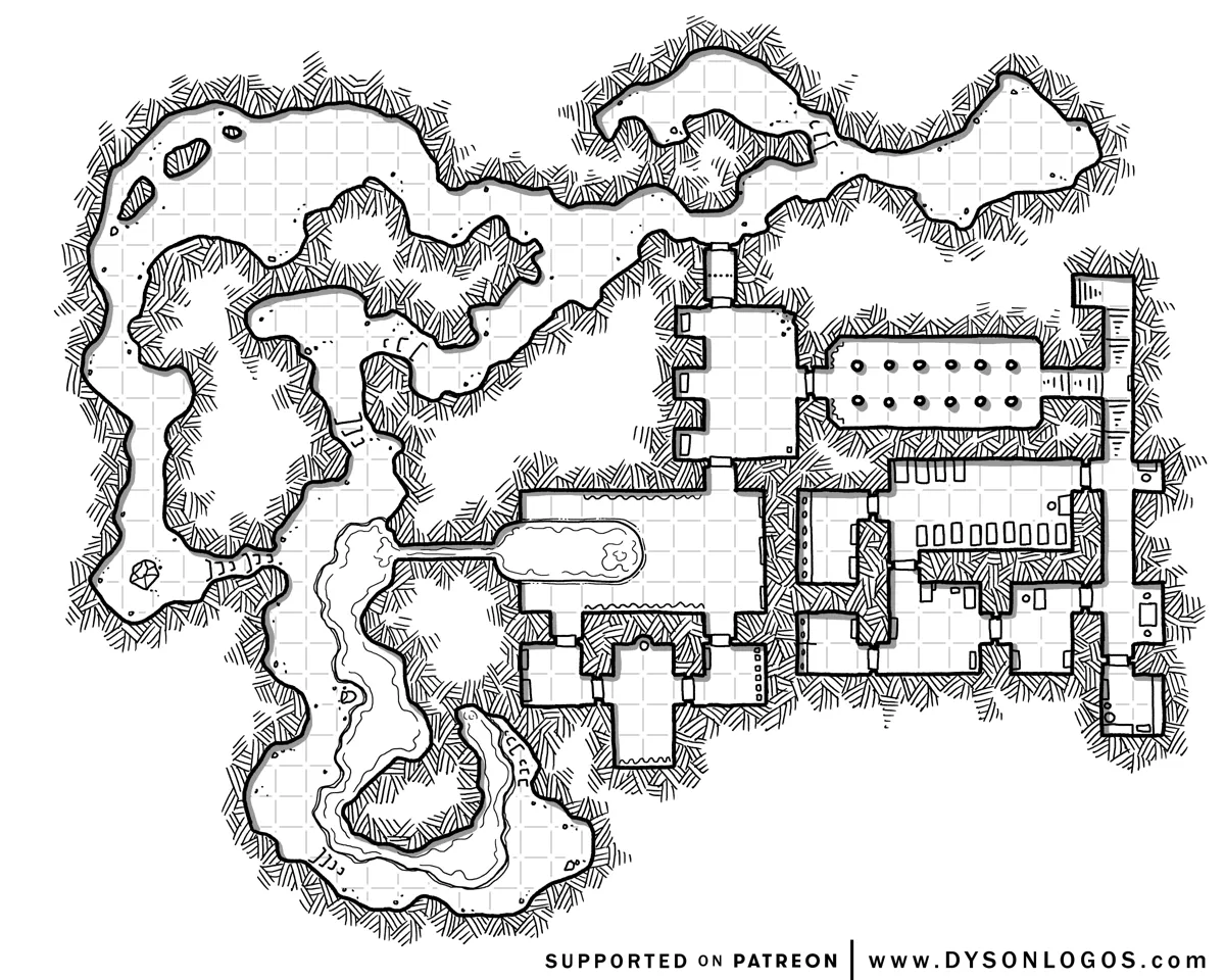 Mappa: Sotterranei della Stella di Ferro - Livello 2
