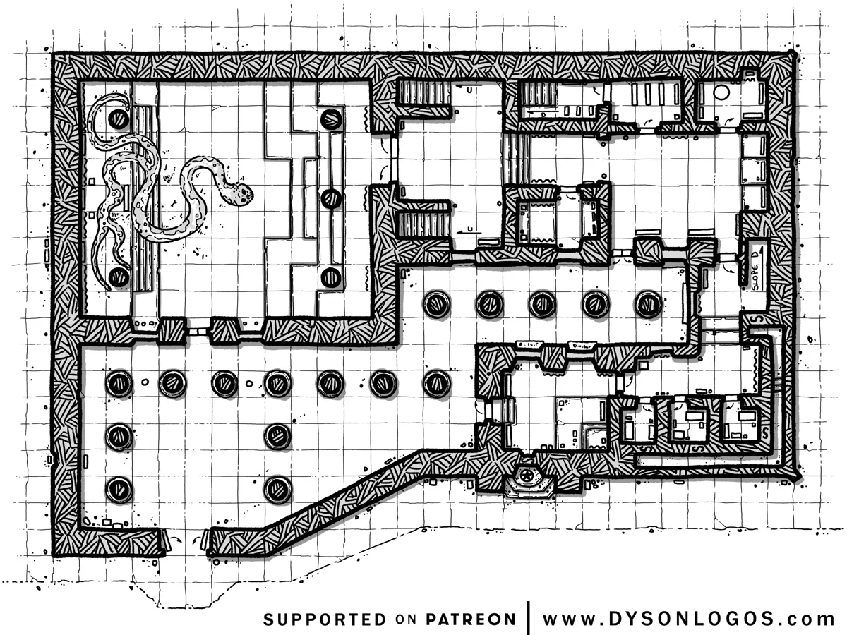 Mappa: Tempio del Verme